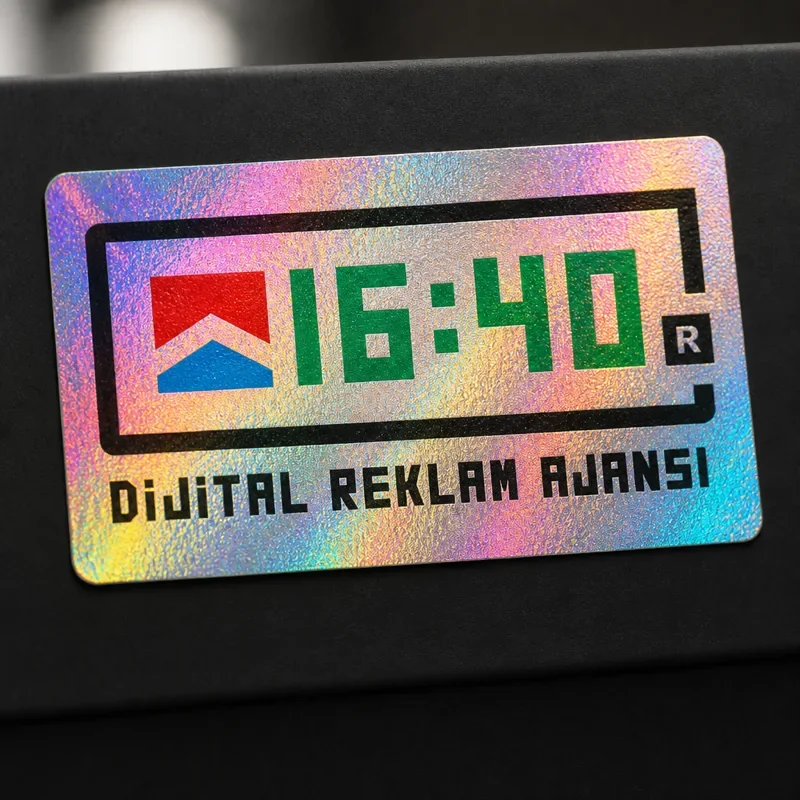 Hologram etiket — 16:40 Dijital güvenlik folyosu